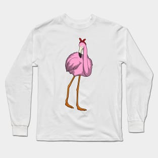 Flamingo Bandana Long Sleeve T-Shirt